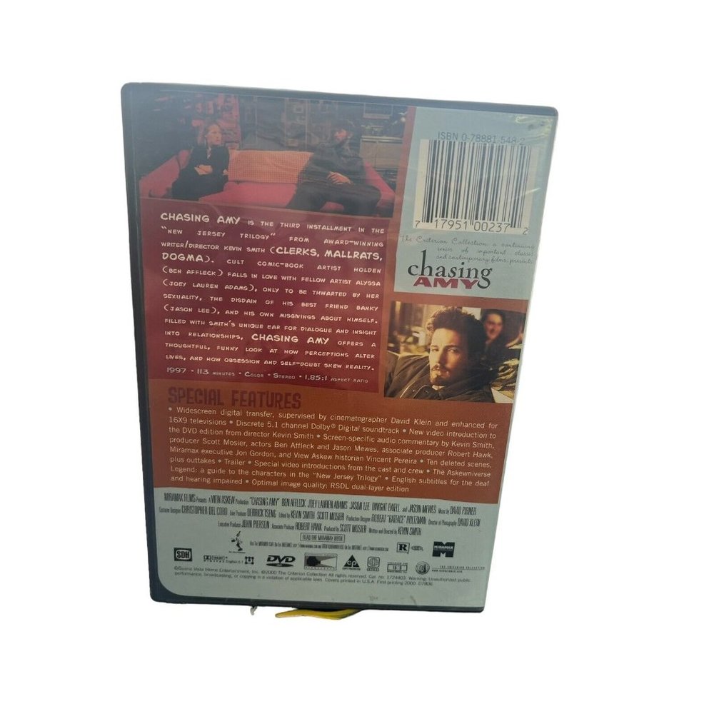 Chasing Amy (DVD, 2000, Criterion Collection) - Picture 2 of 4
